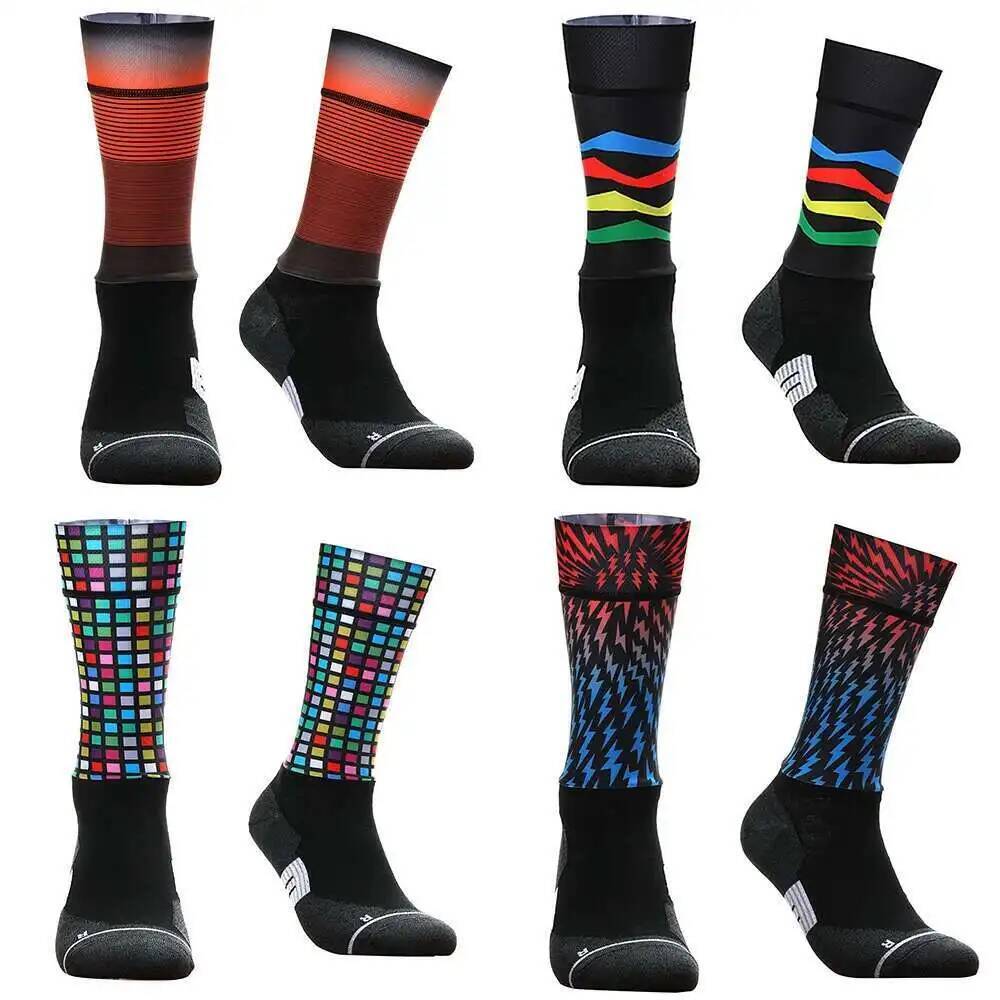 Vibrant Geometric Cycling Sock - Sock Garter Men recension och pris