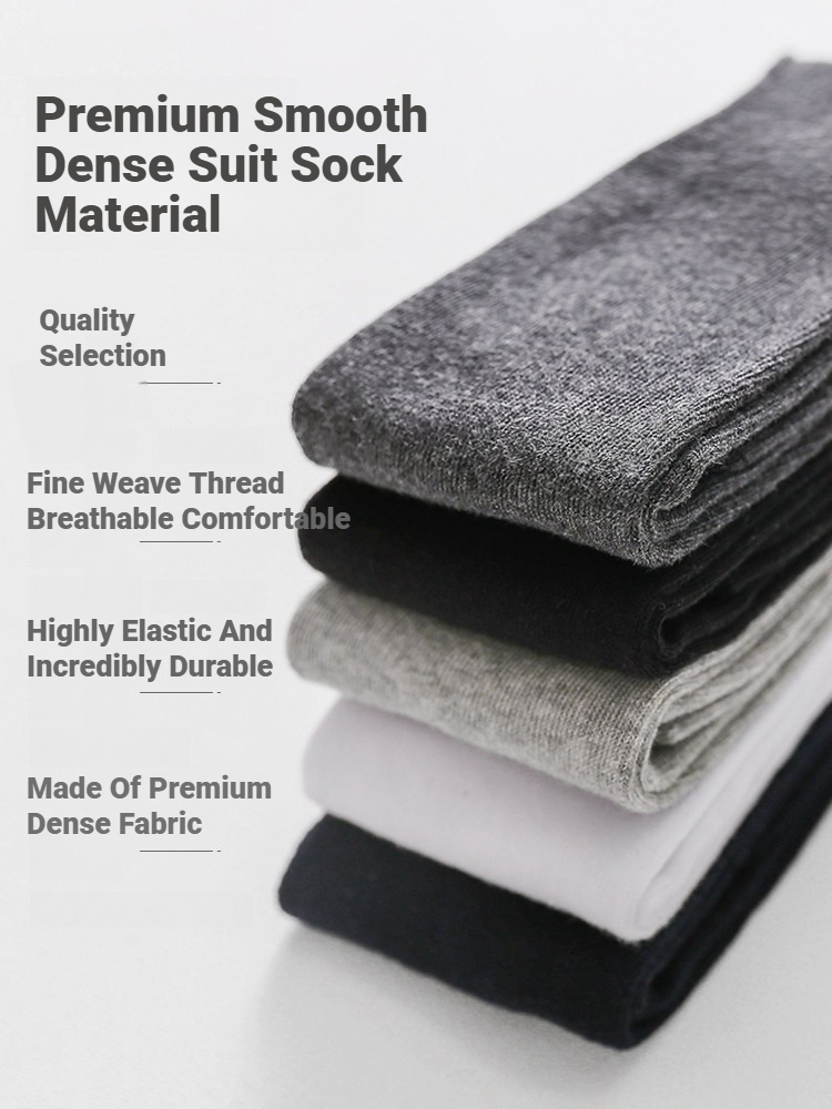 1 Pair Men Solid Knee High Bus - Sock Garter Men recension och pris