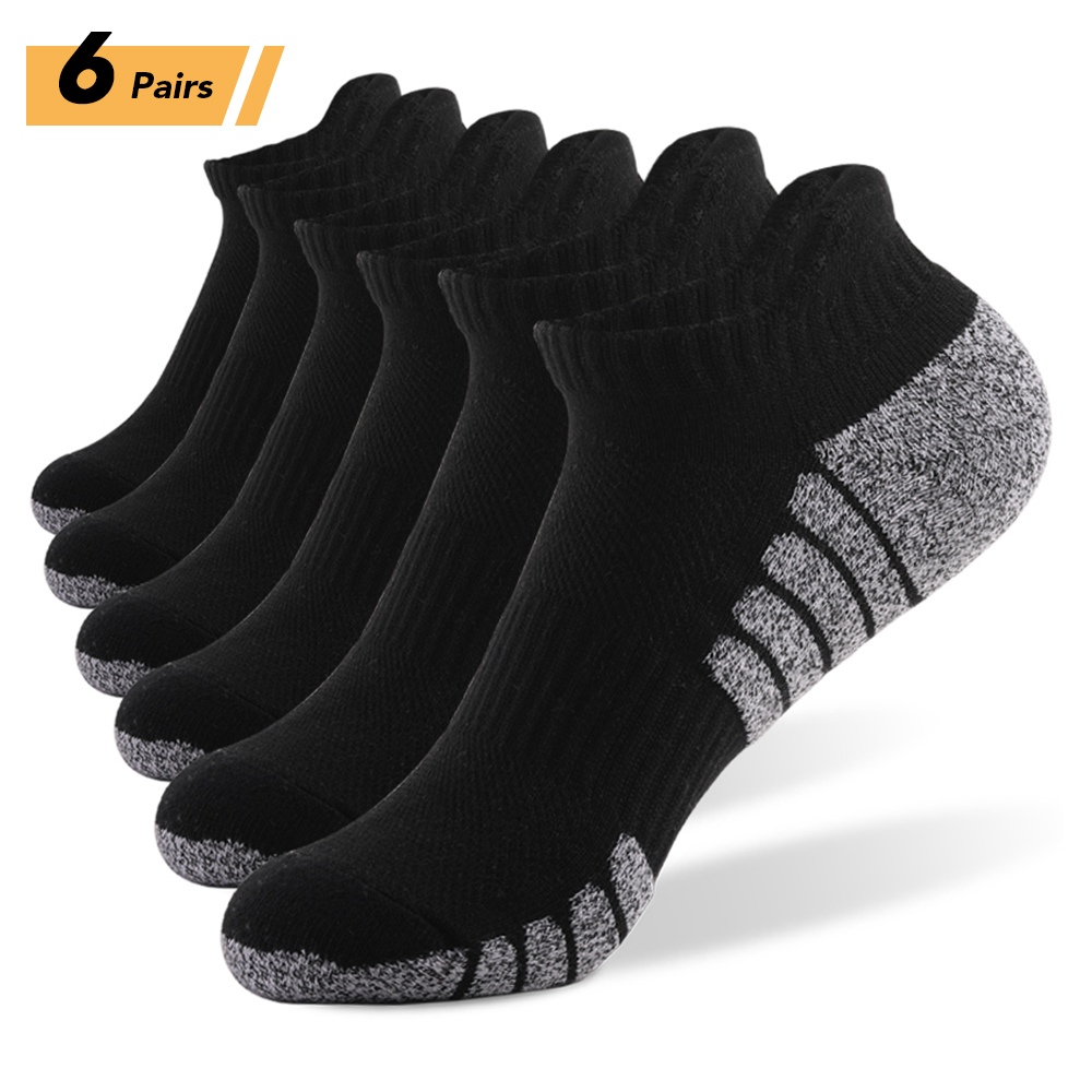 6/12Pairs Sport Ankle Socks At - Sock Garter Men recension och pris