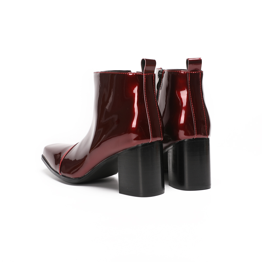 Male Red Genuine Leather High  - Men Formal Wear With Boots recension och pris