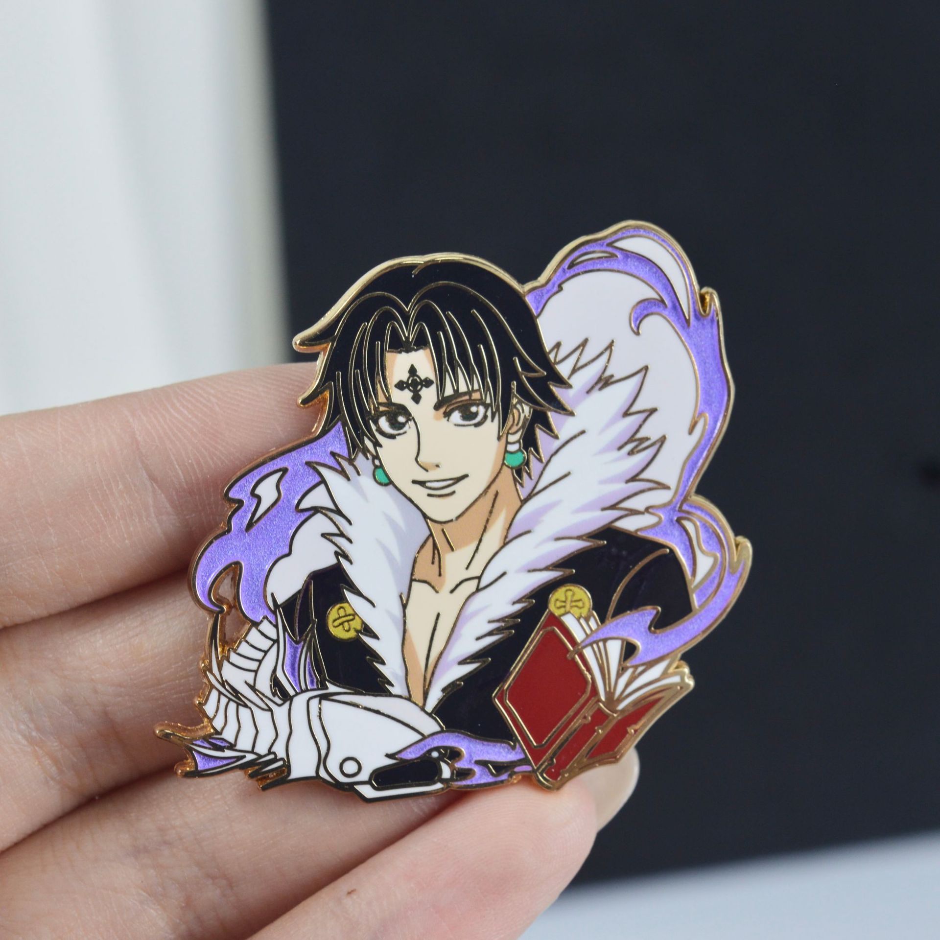 5pcs Japanese Anime Hunter Bad - Tuxedo Lapel Pin recension och pris